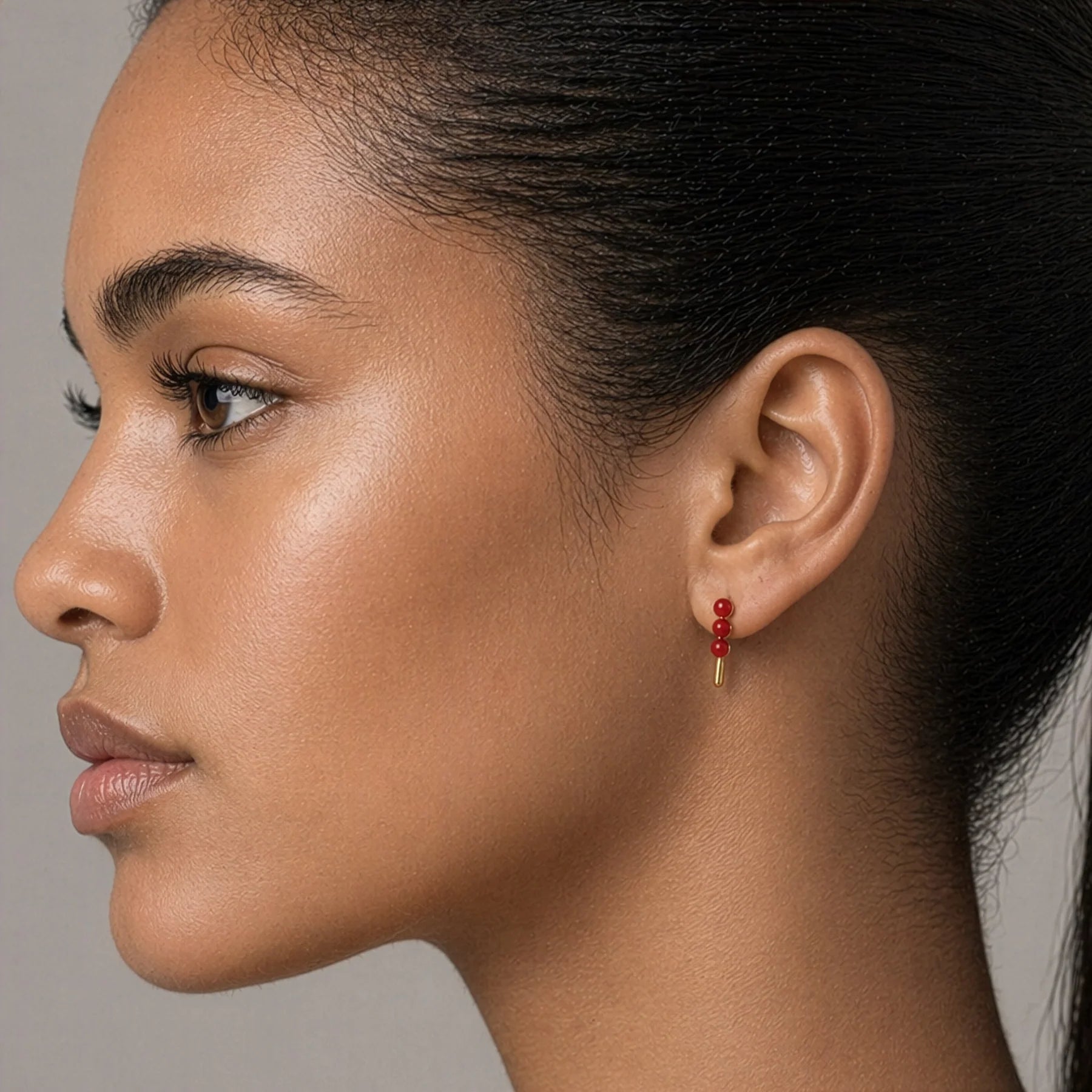 Red Dot Earrings