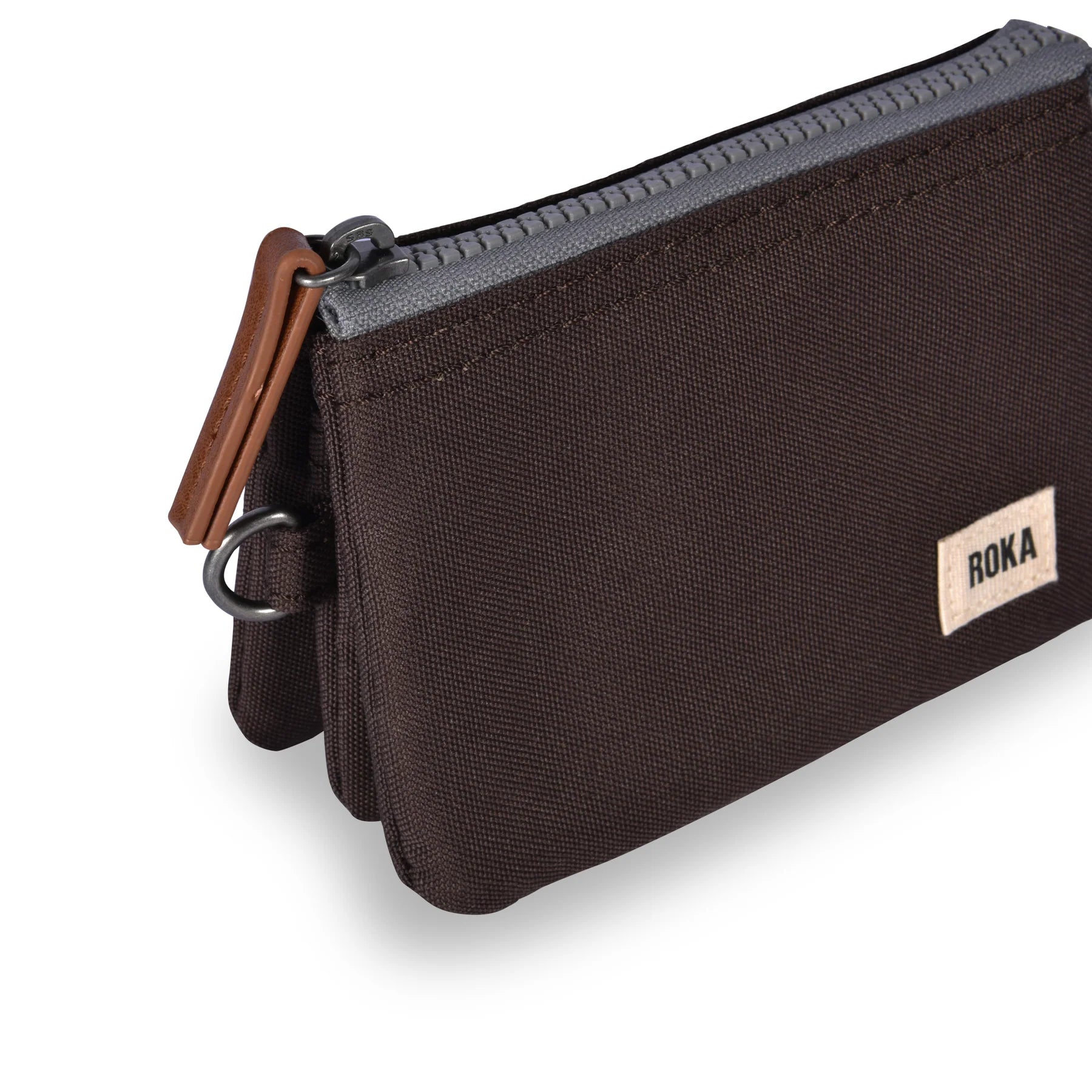 Dark Chocolate Carnaby Recycled Canvas Wallet