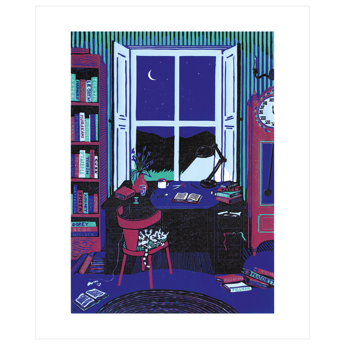 The Librarian Blank Card