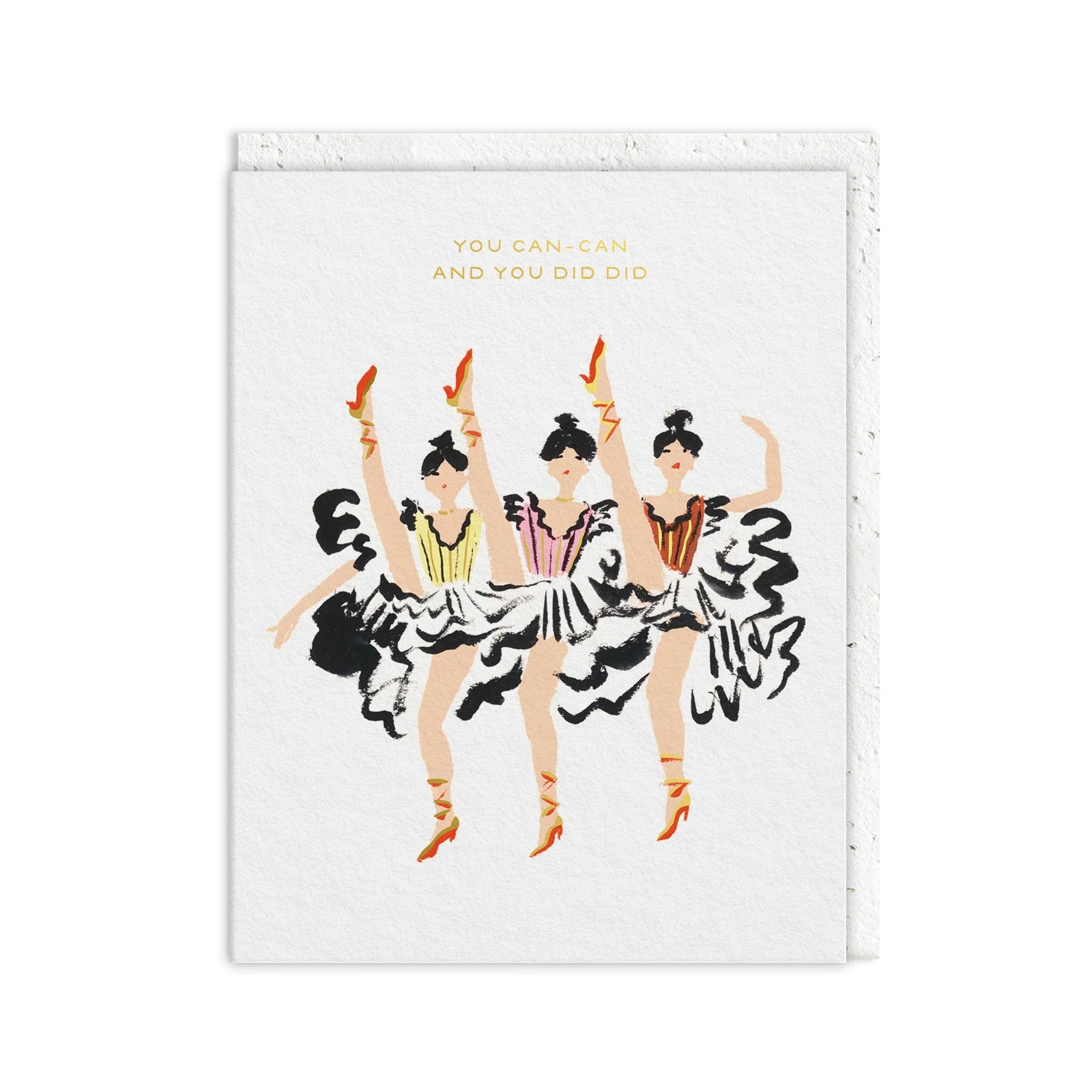 Can-Can Greeting Card