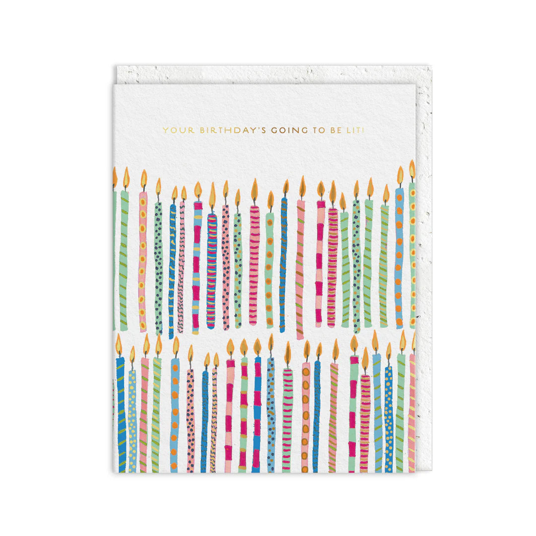 Going To Be Lit Birthday Card