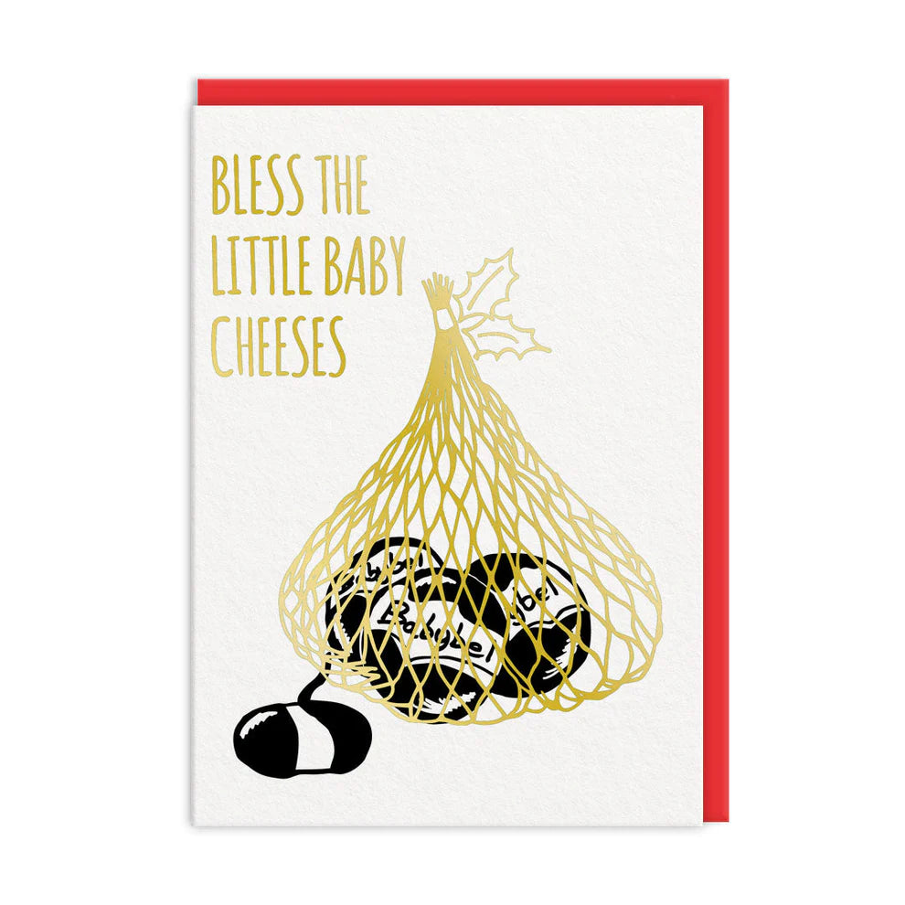 Little Baby Cheeses Christmas Card