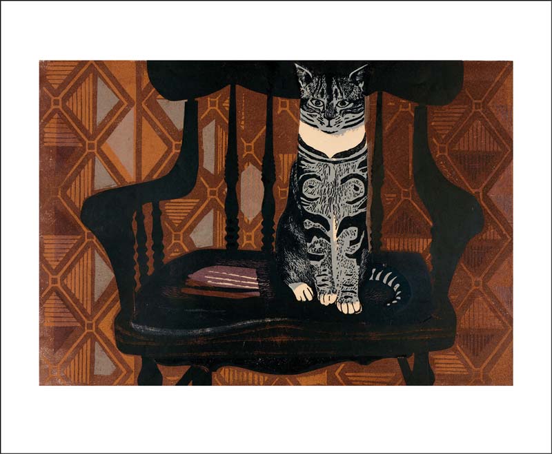 Sheila Robinson - Cat Called Pumpkin Blank Card