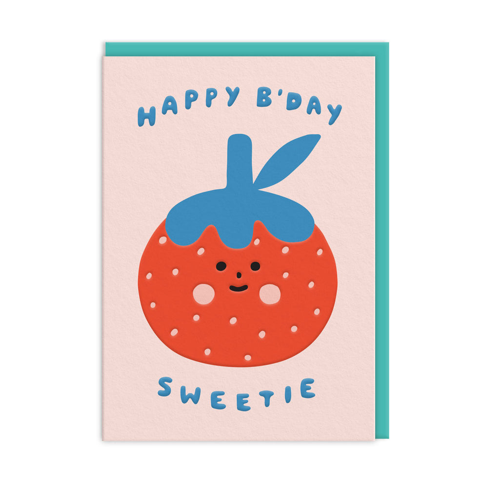 Sweetie Strawberry Birthday Card