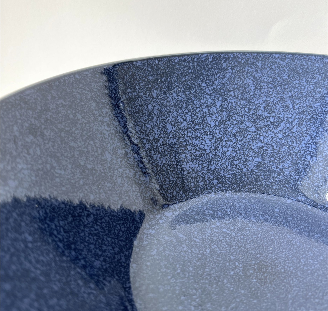 Large Blue Glaze Bowl