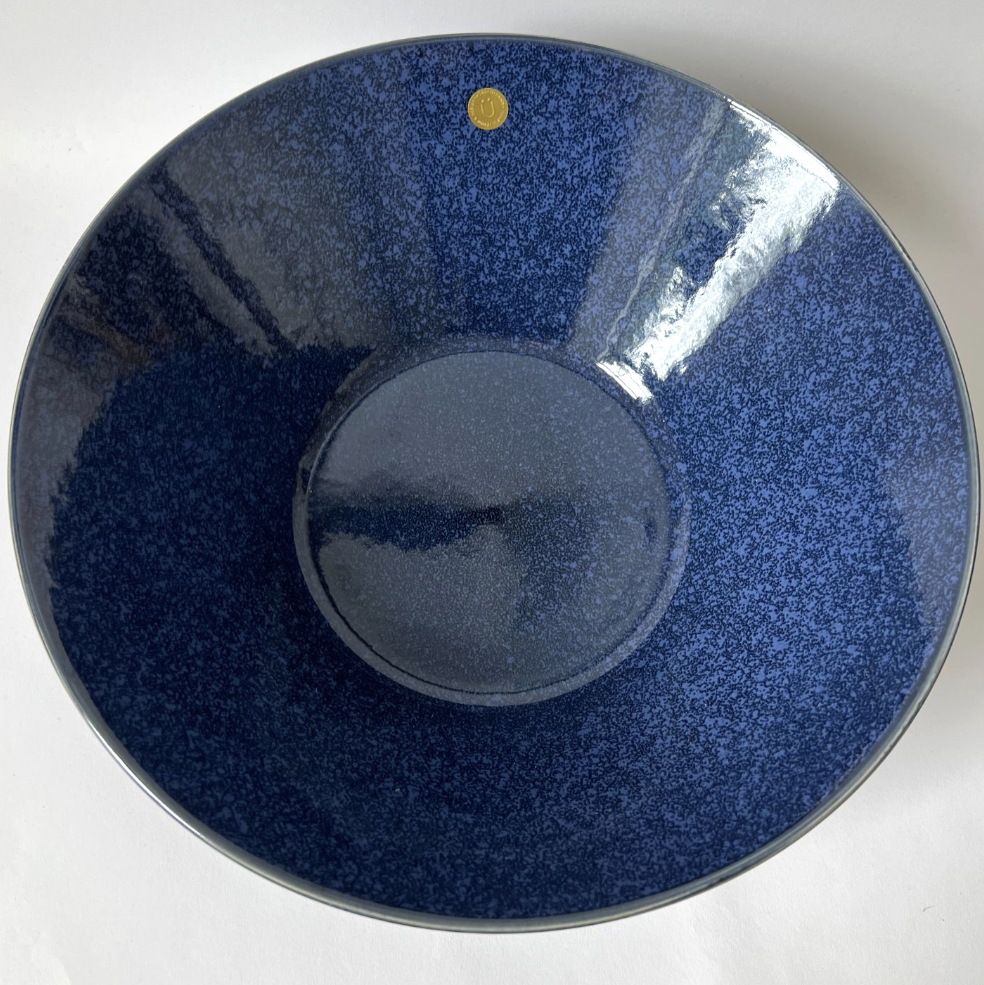 Large Blue Glaze Bowl
