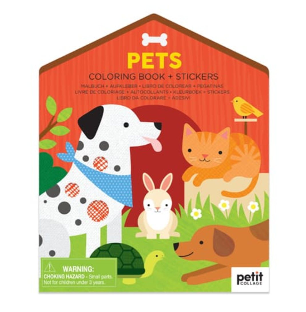 Pets Colouring Book & Stickers