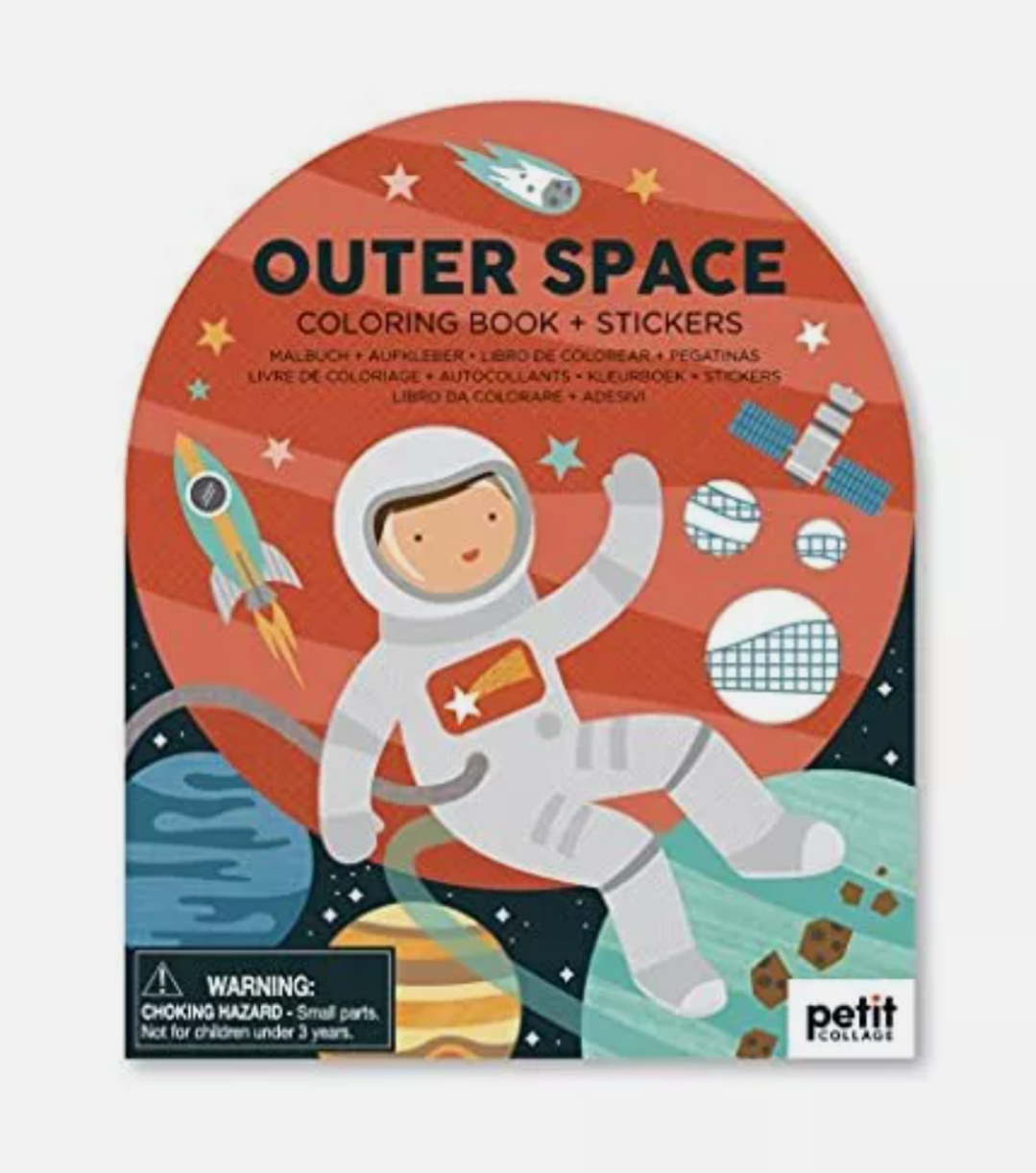 Outer Space Colouring Book & Stickers