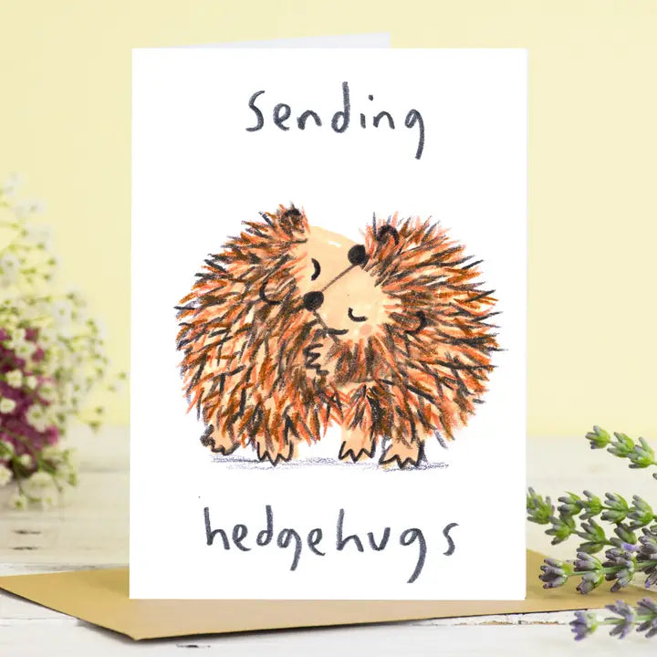 Sending Hedgehugs Card