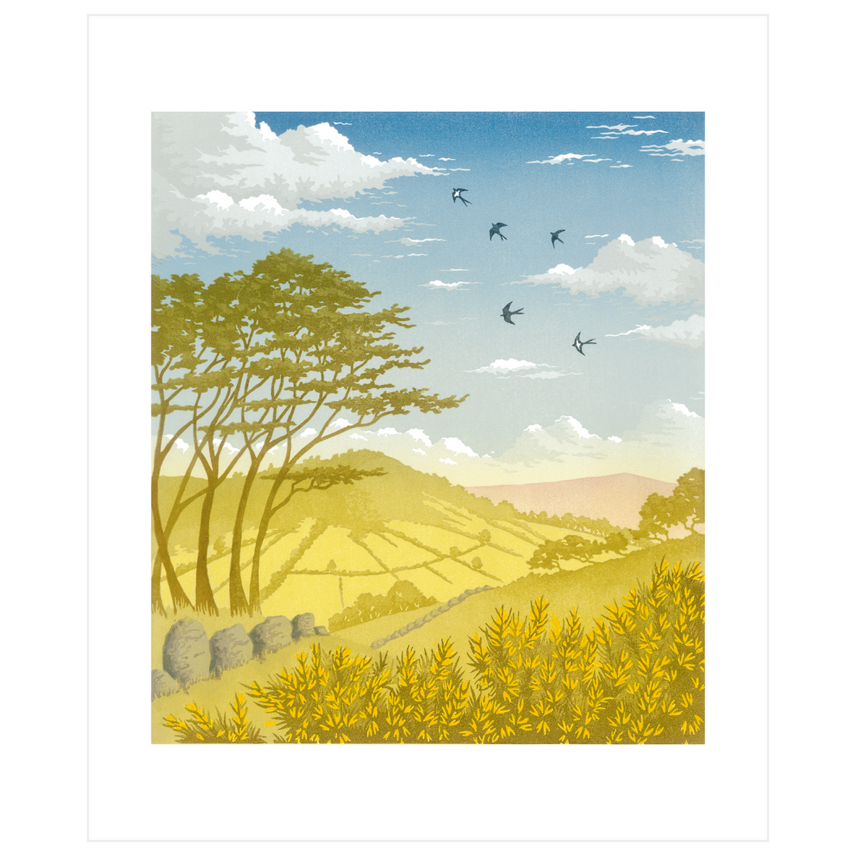 The Old Wall, Steve Manning Blank Card
