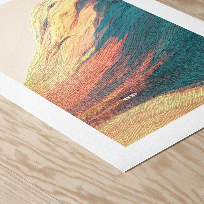 A4 Summer In Glencoe Art Print