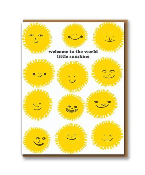 Sunshine New Baby Card