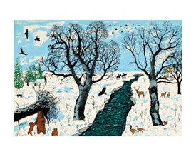 Winter Life Blank Card
