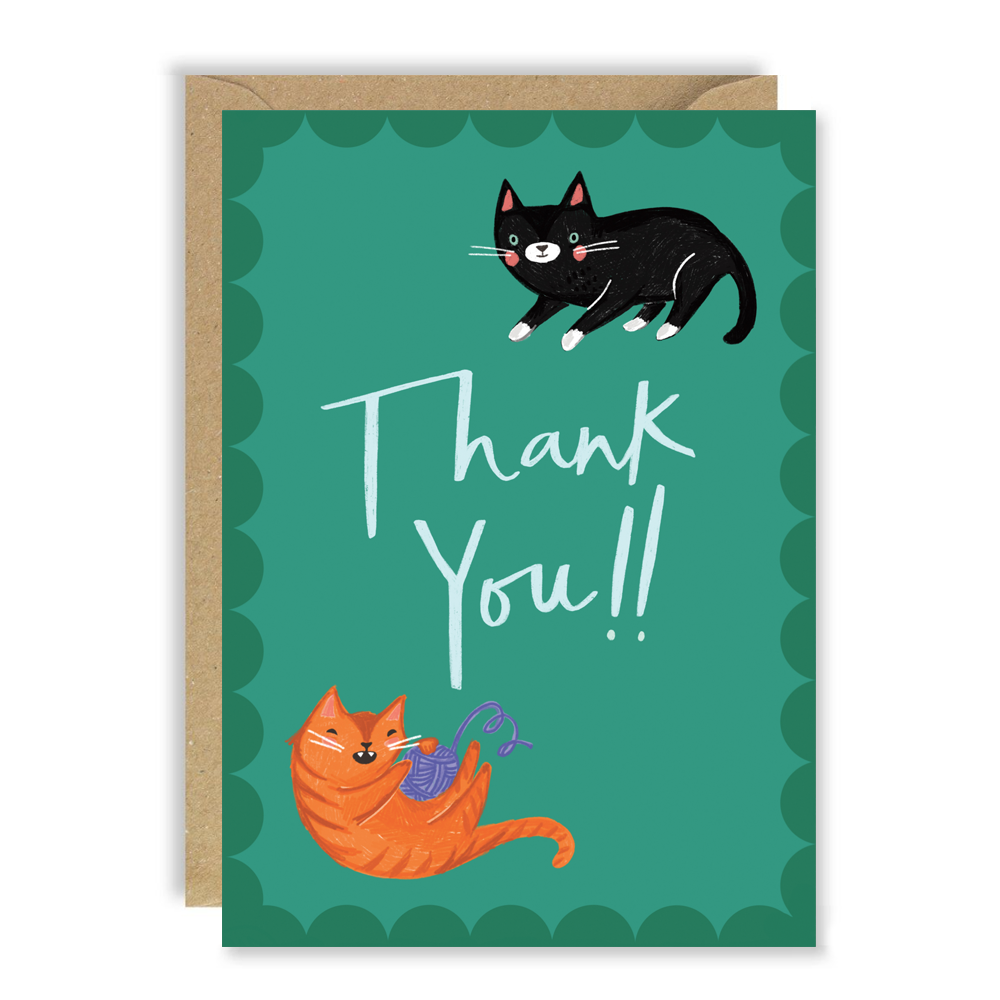 Kittens Thank You Card