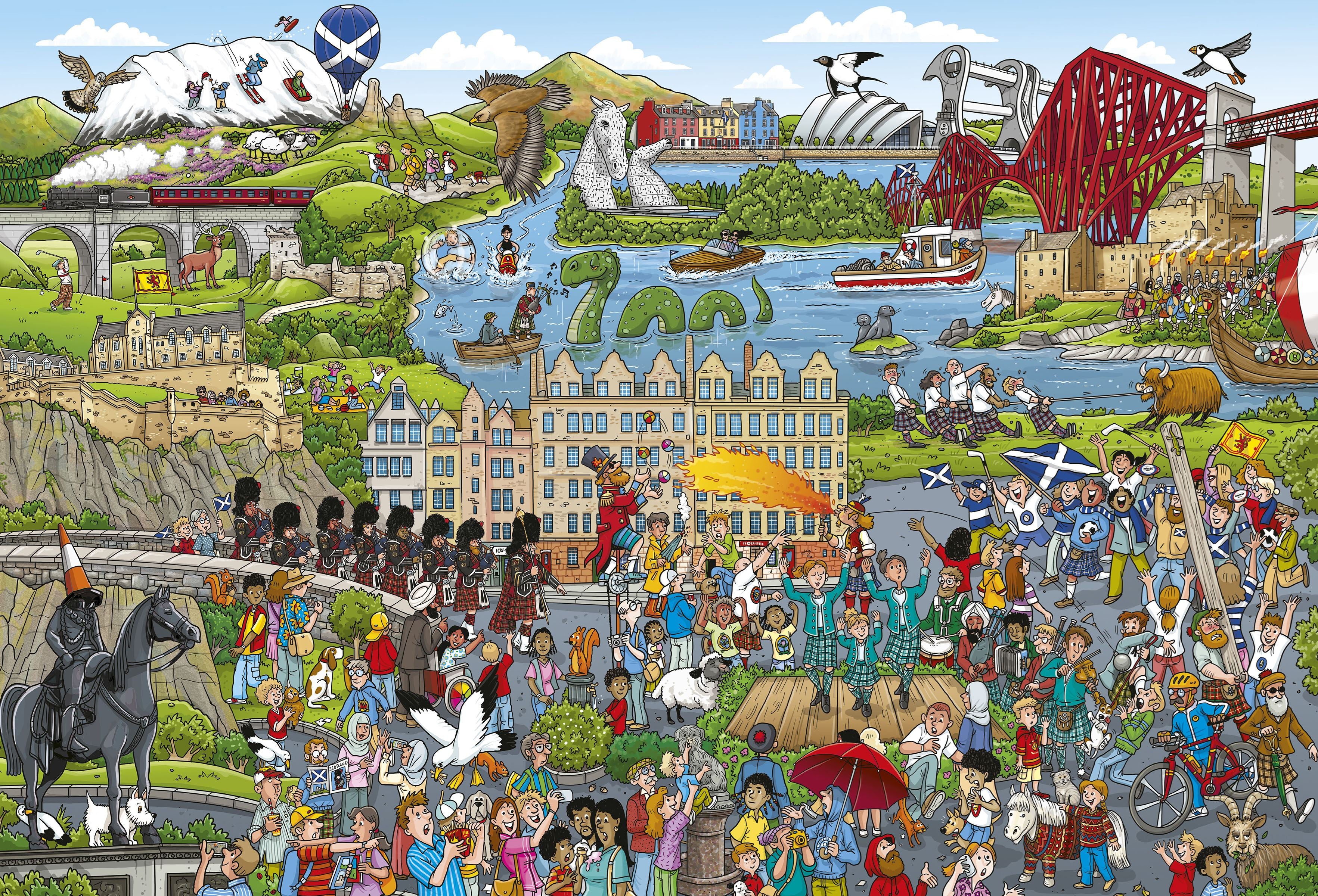 The Awesome Scotland Jigsaw For Kids