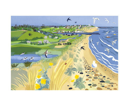 Carry Akroyd - Towards Southwold Blank Card