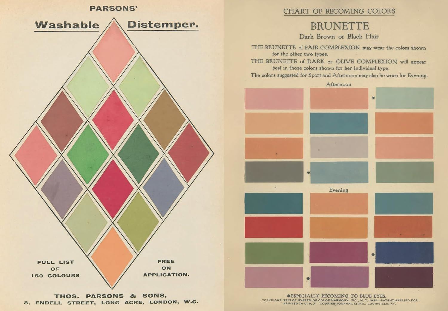 Vintage Colour Palette: Sticker Book