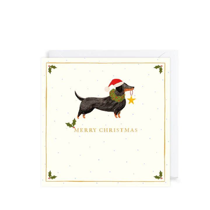 Pack Of 10 Christmas Cards - Santa Paws Dogs