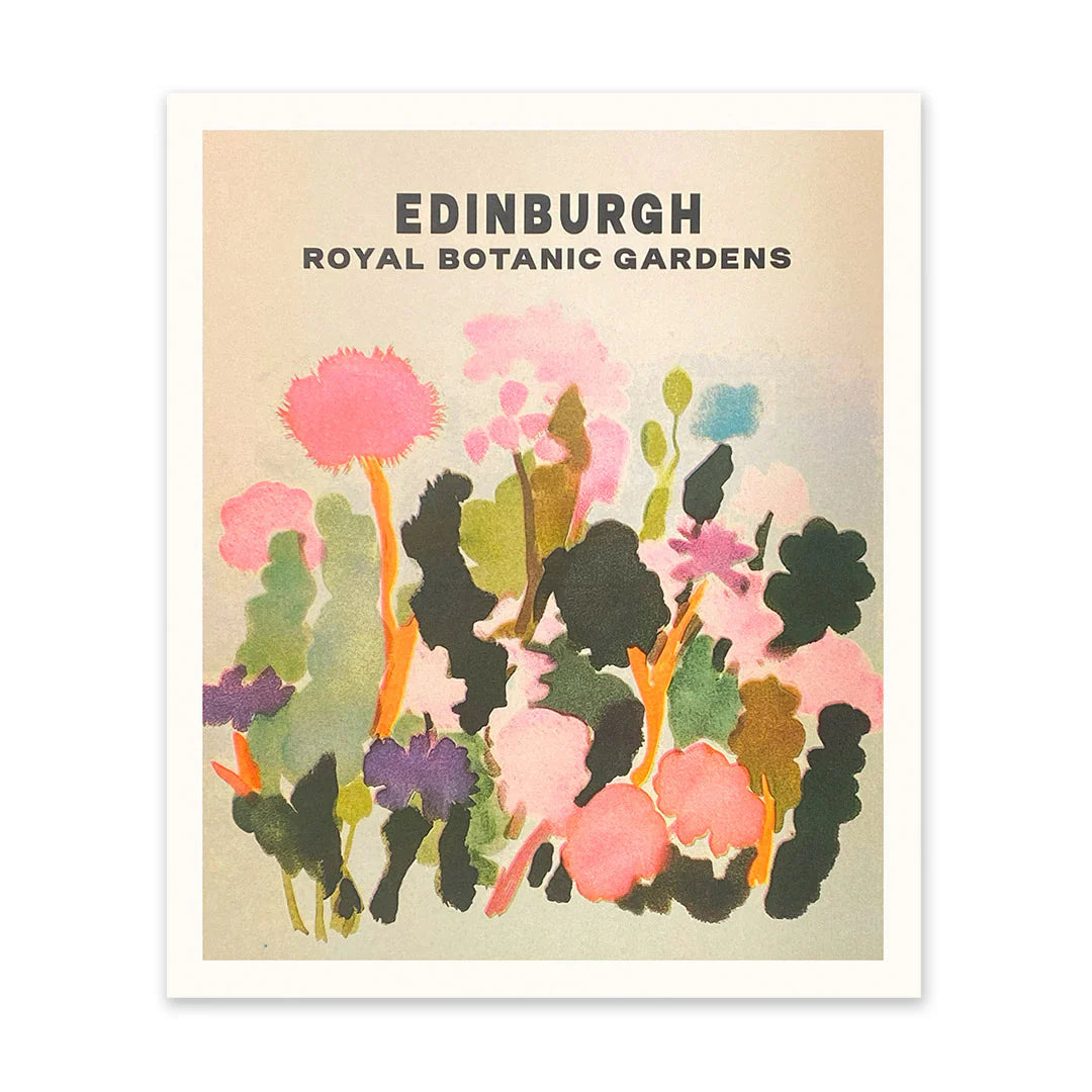 Edinburgh Royal Botanic Gardens Risograph Art Print