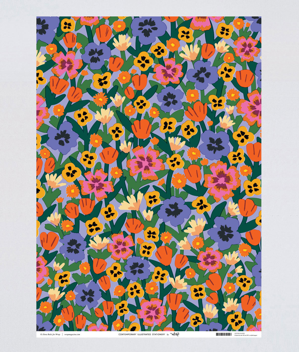 Wild Flowers Wrapping Paper