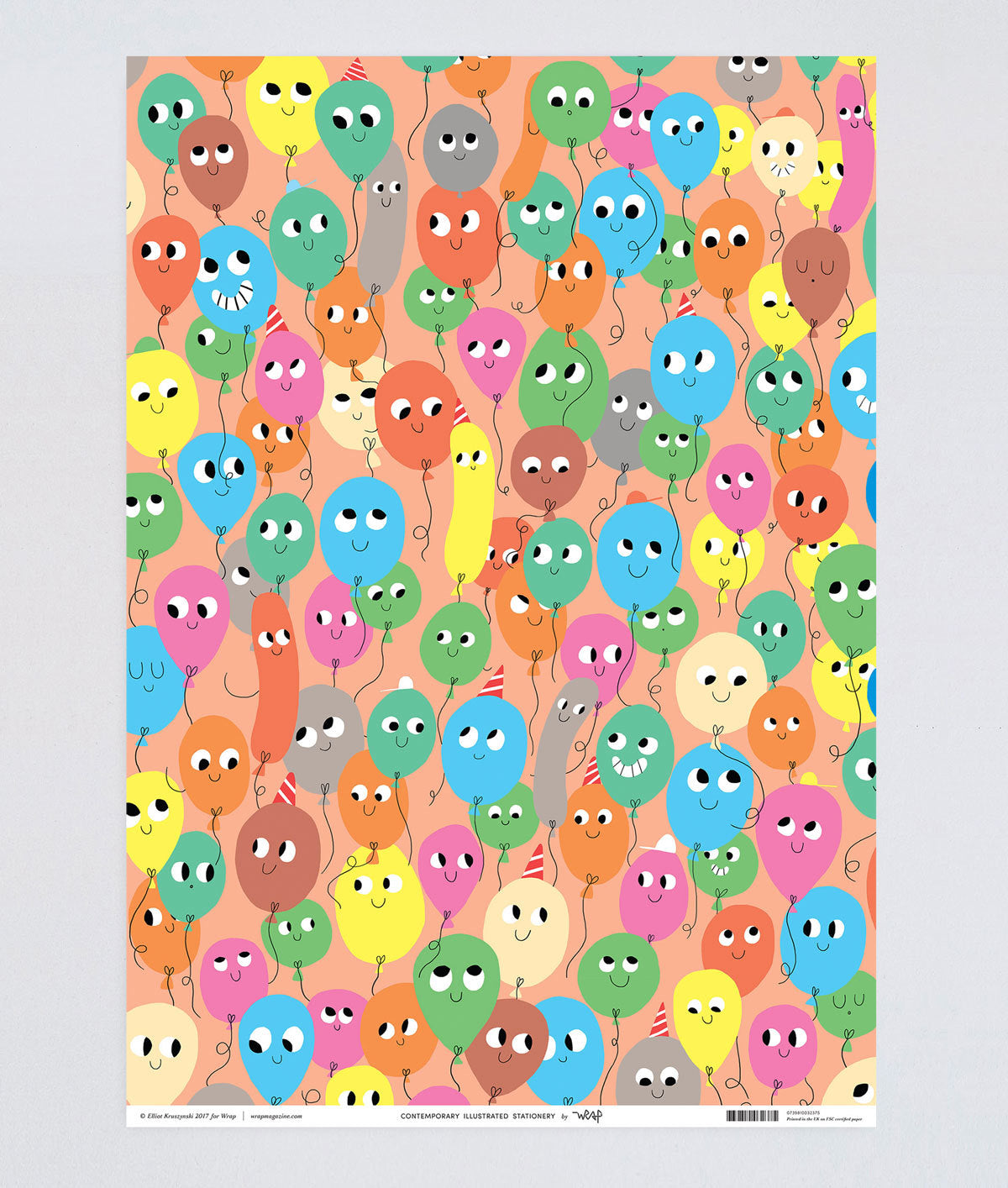 Balloons Wrapping Paper