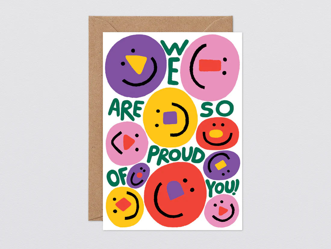 So Proud Of You Smiley Faces Card