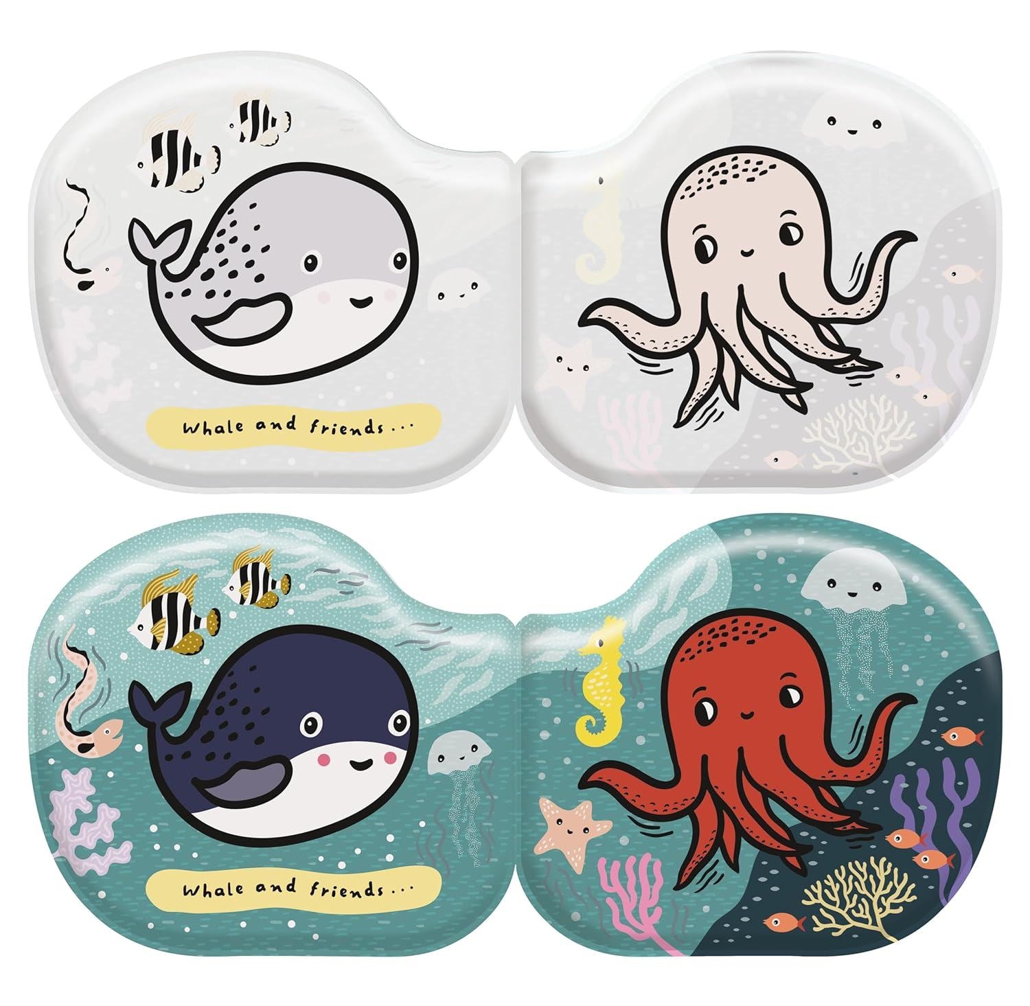 Whale & Friends: Shaped Bath Book