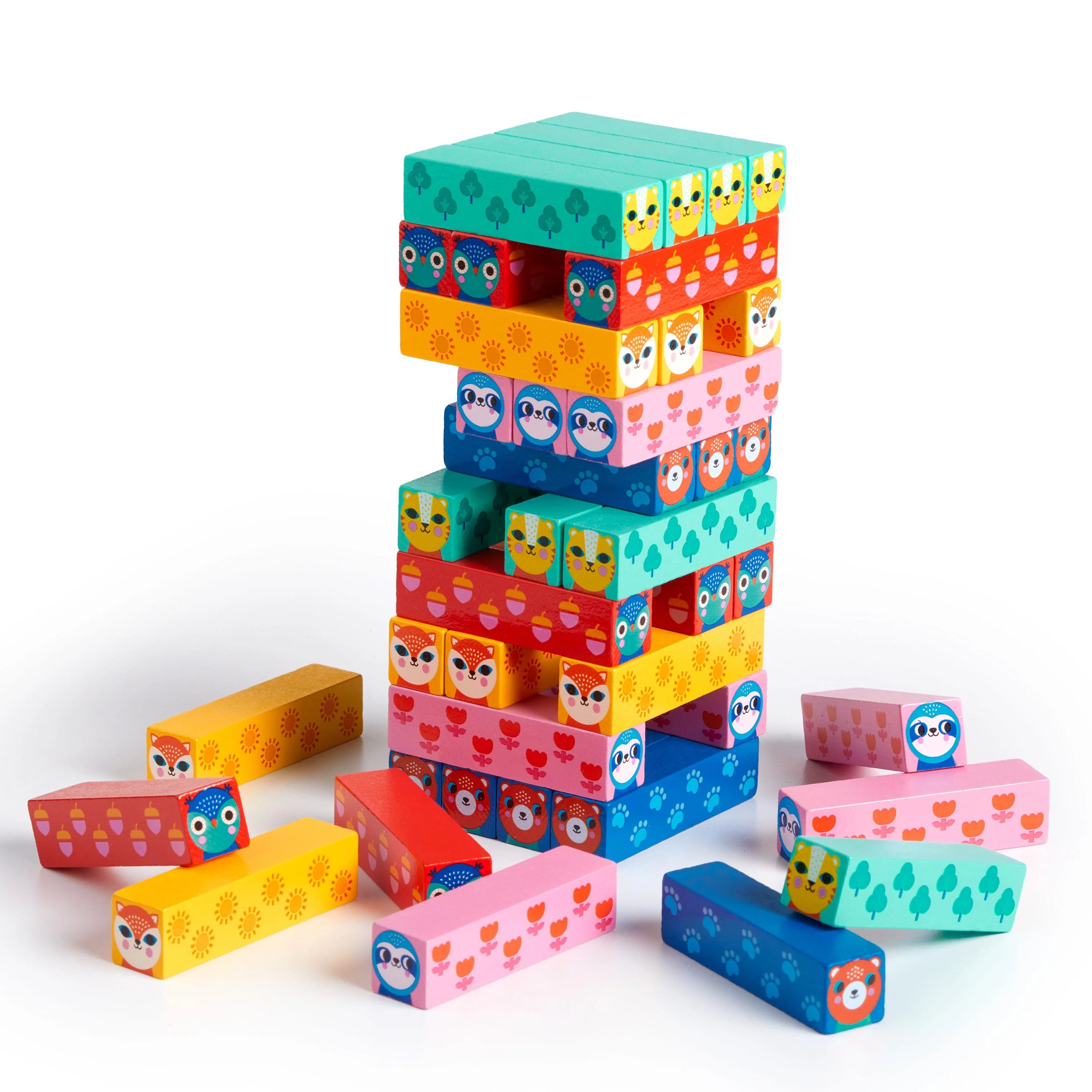 Wild Wobble - Woooden Tumbling Tower