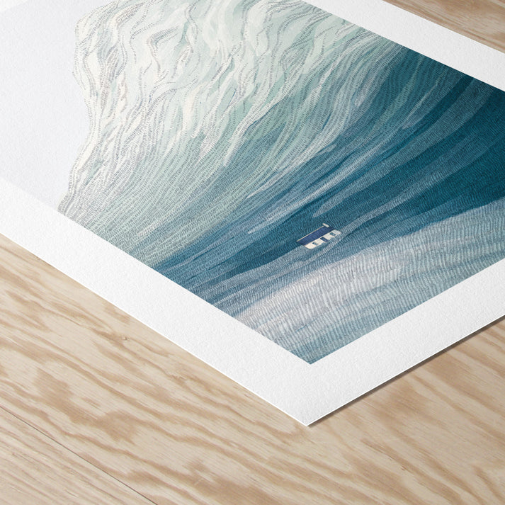 A4 Winter In Glencoe Art Print
