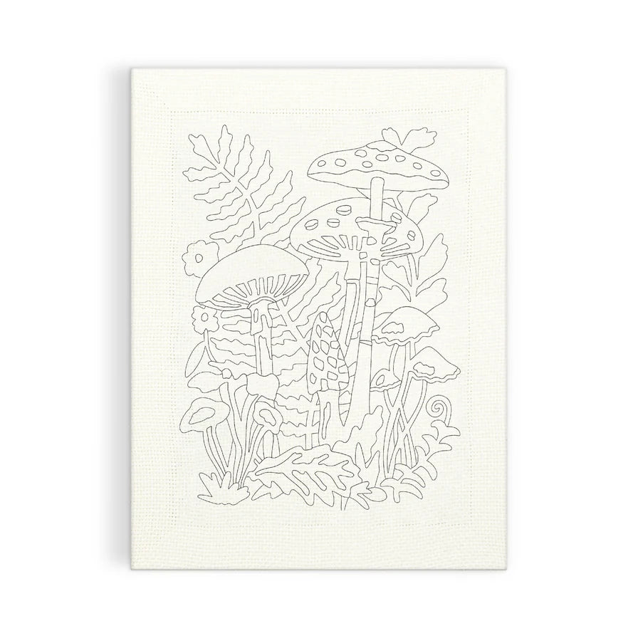 Woodland Mushrooms Punch Needle Kit
