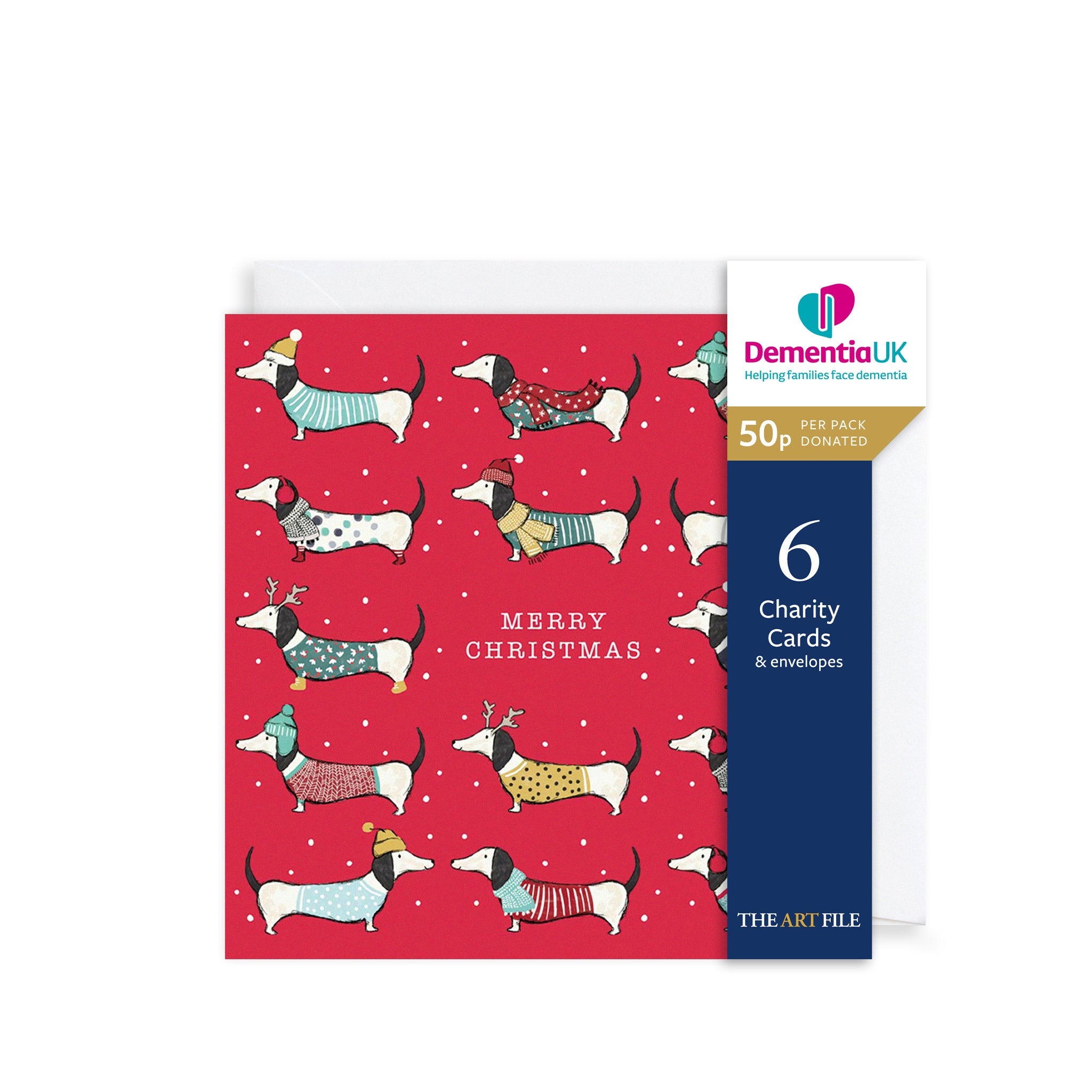 Pack of 6 Christmas Cards - Frank