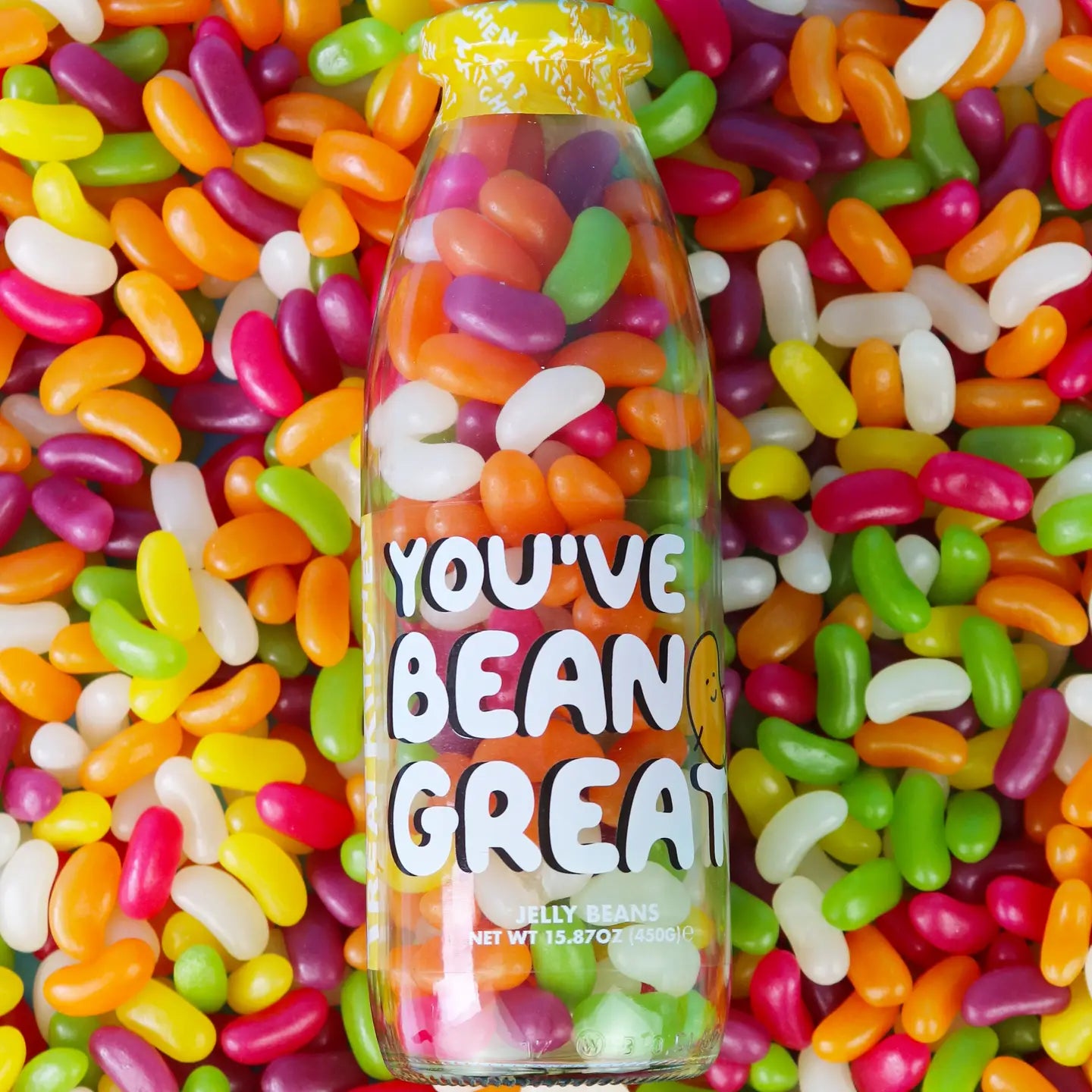 You've Bean Great! Vegan Jelly Beans Sweet Bottle