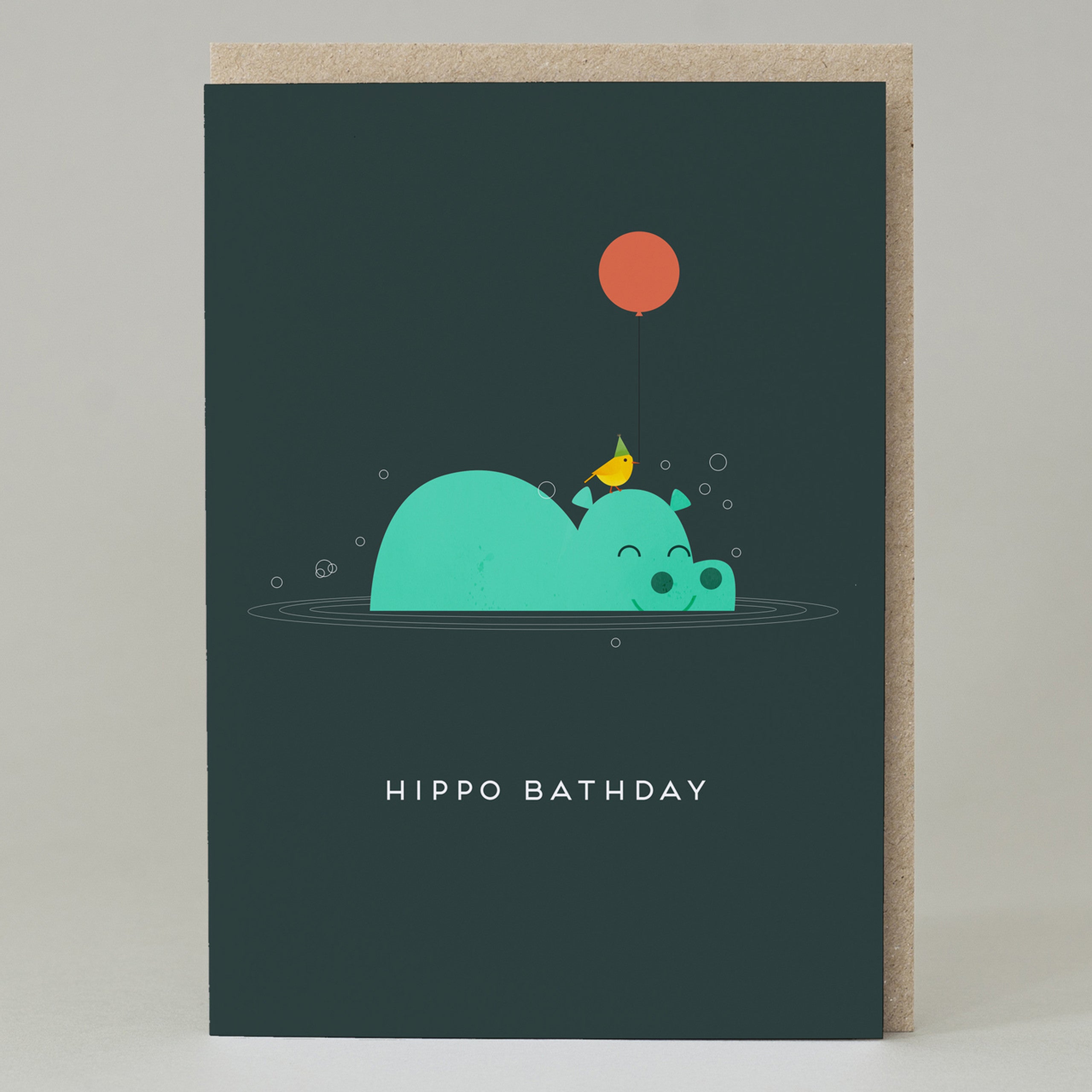 Hippo Bathday Card