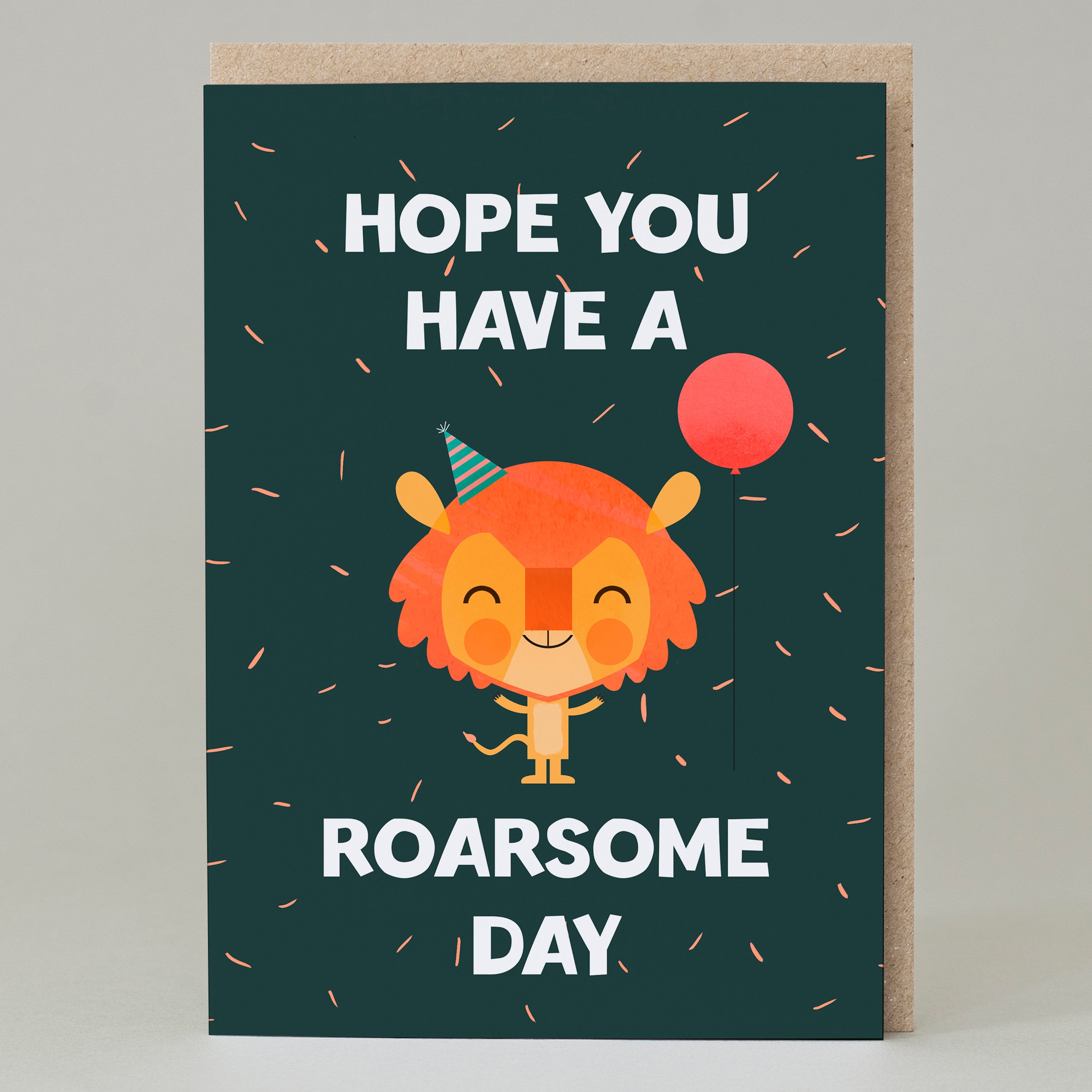 Lion "Roarsome" Birthday Card