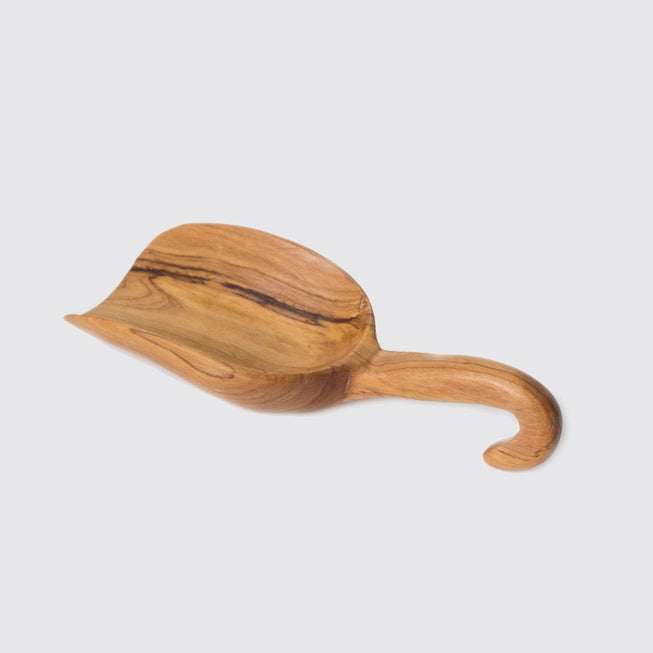 Olive Wood Hook Handled Spoon