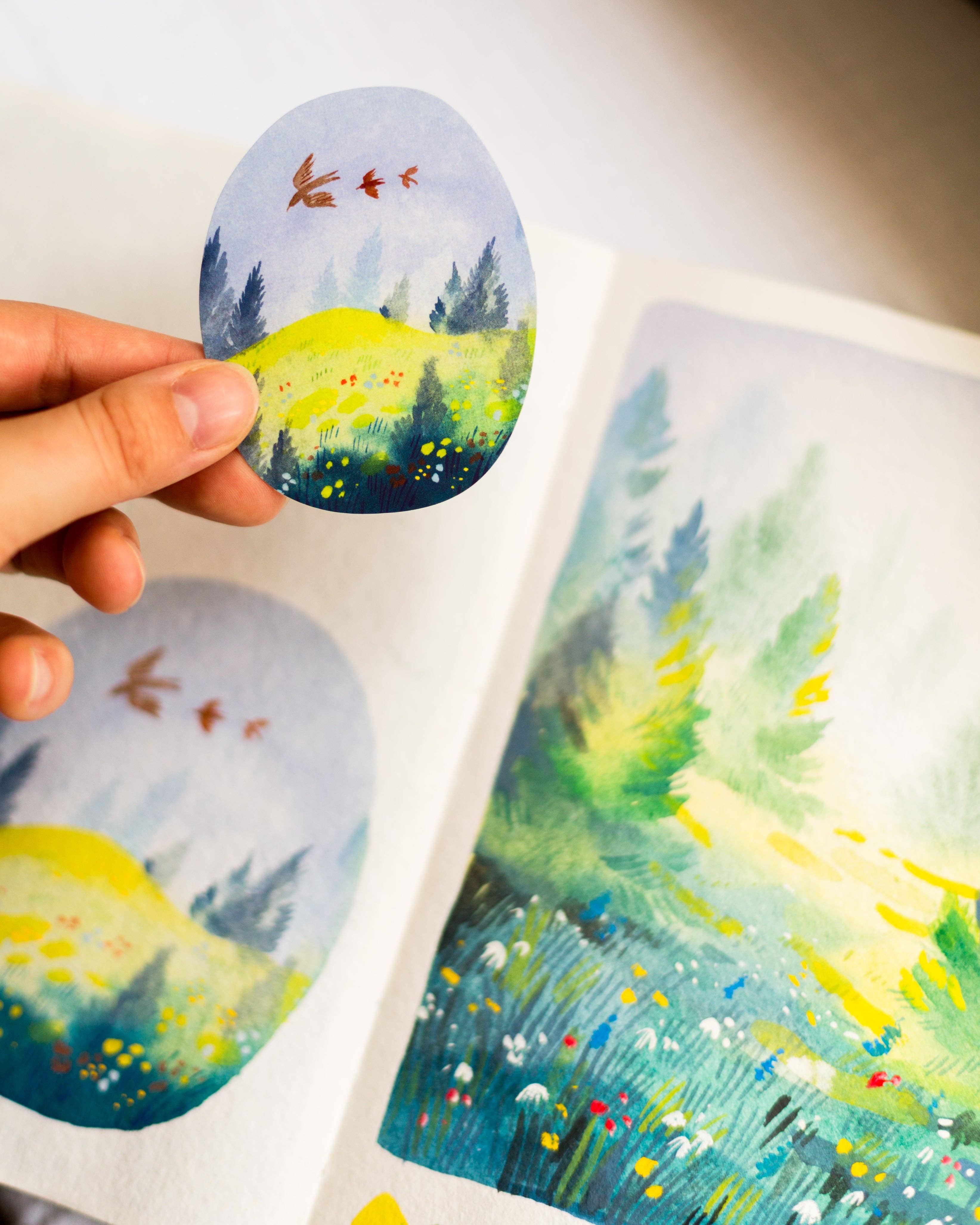 In The Clearing Vinyl Sticker