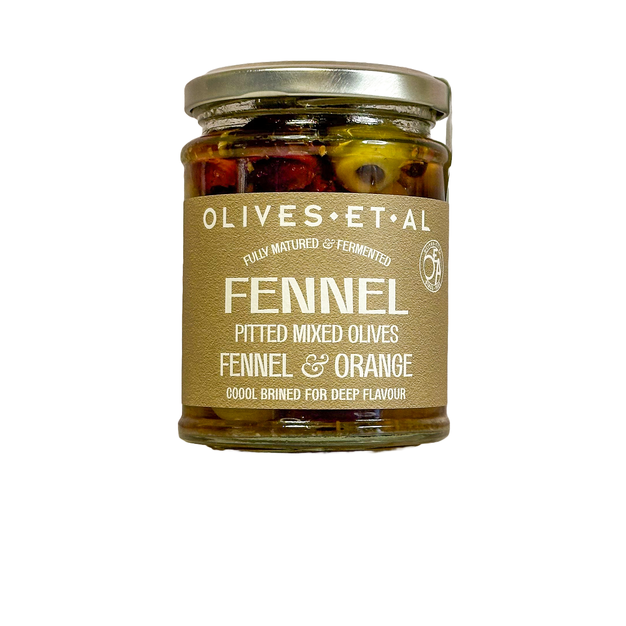 Fennel & Orange Pitted Mixed Olives