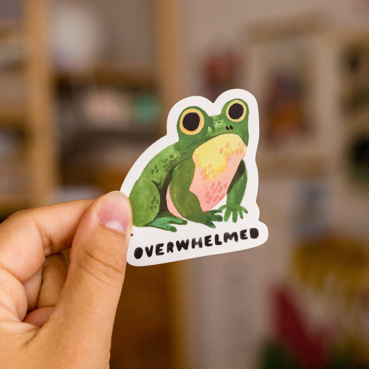 Overwhelmed Vinly Sticker