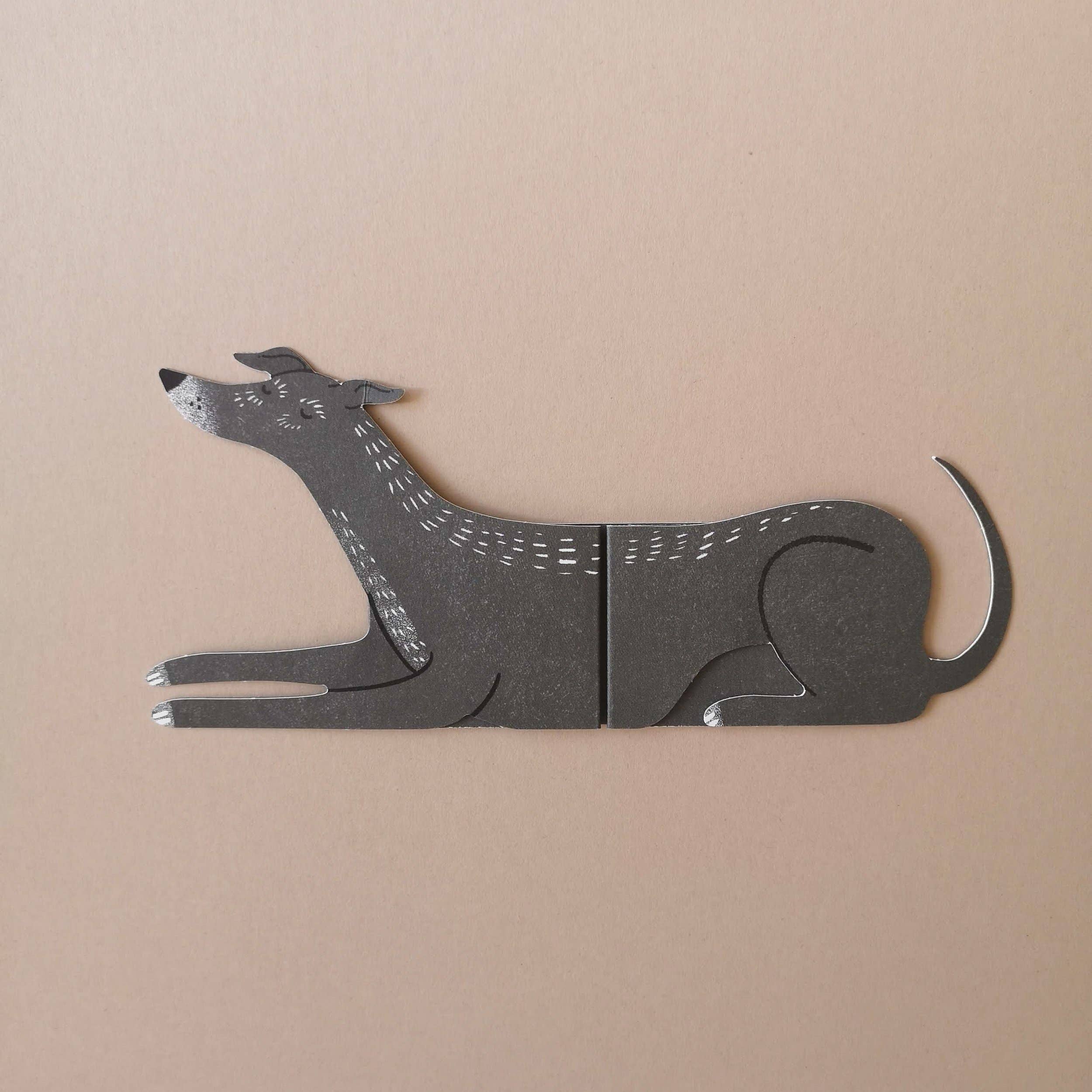 Paddy Long Doggo Shaped Extendable Card