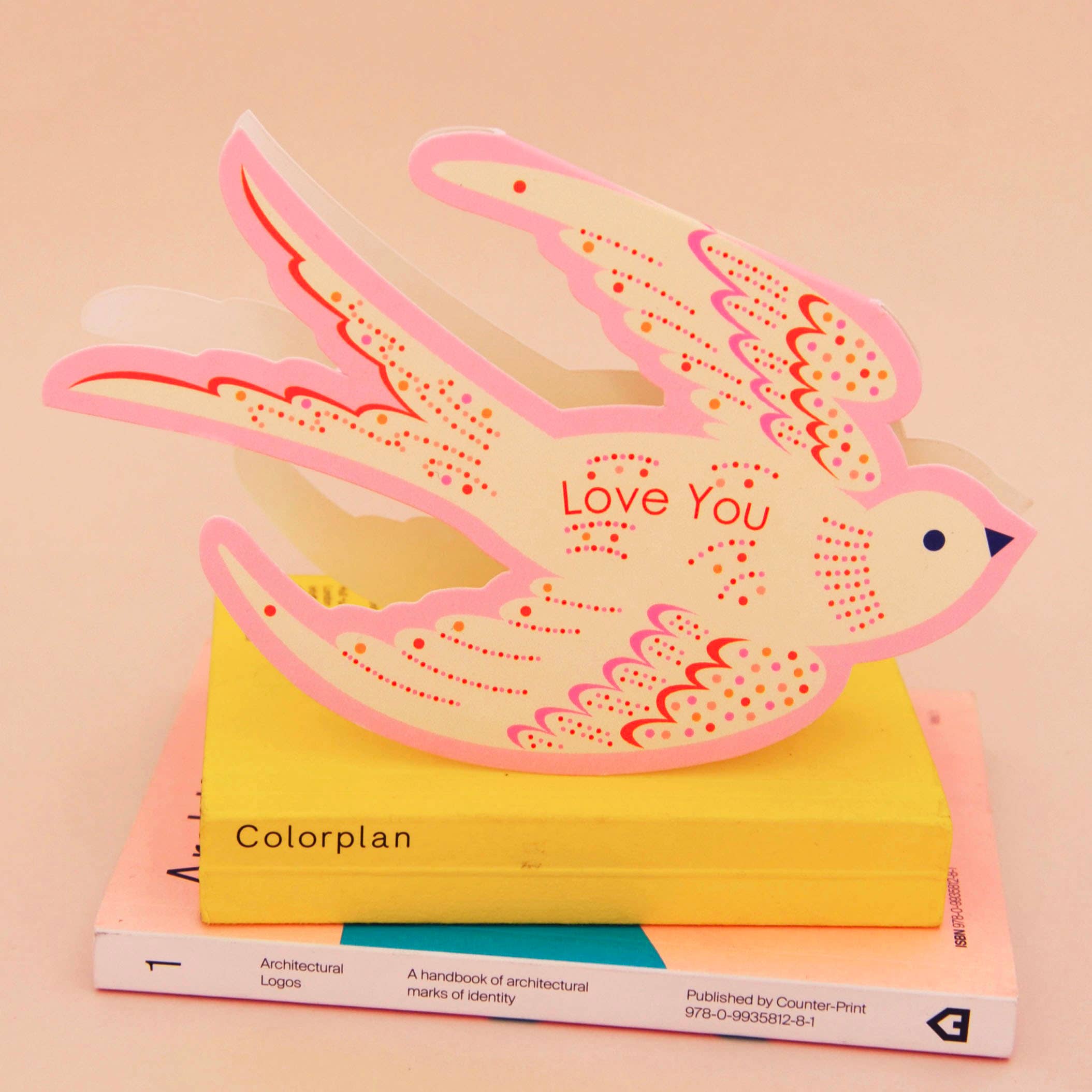 Love You Die Cut Valentine’s Card