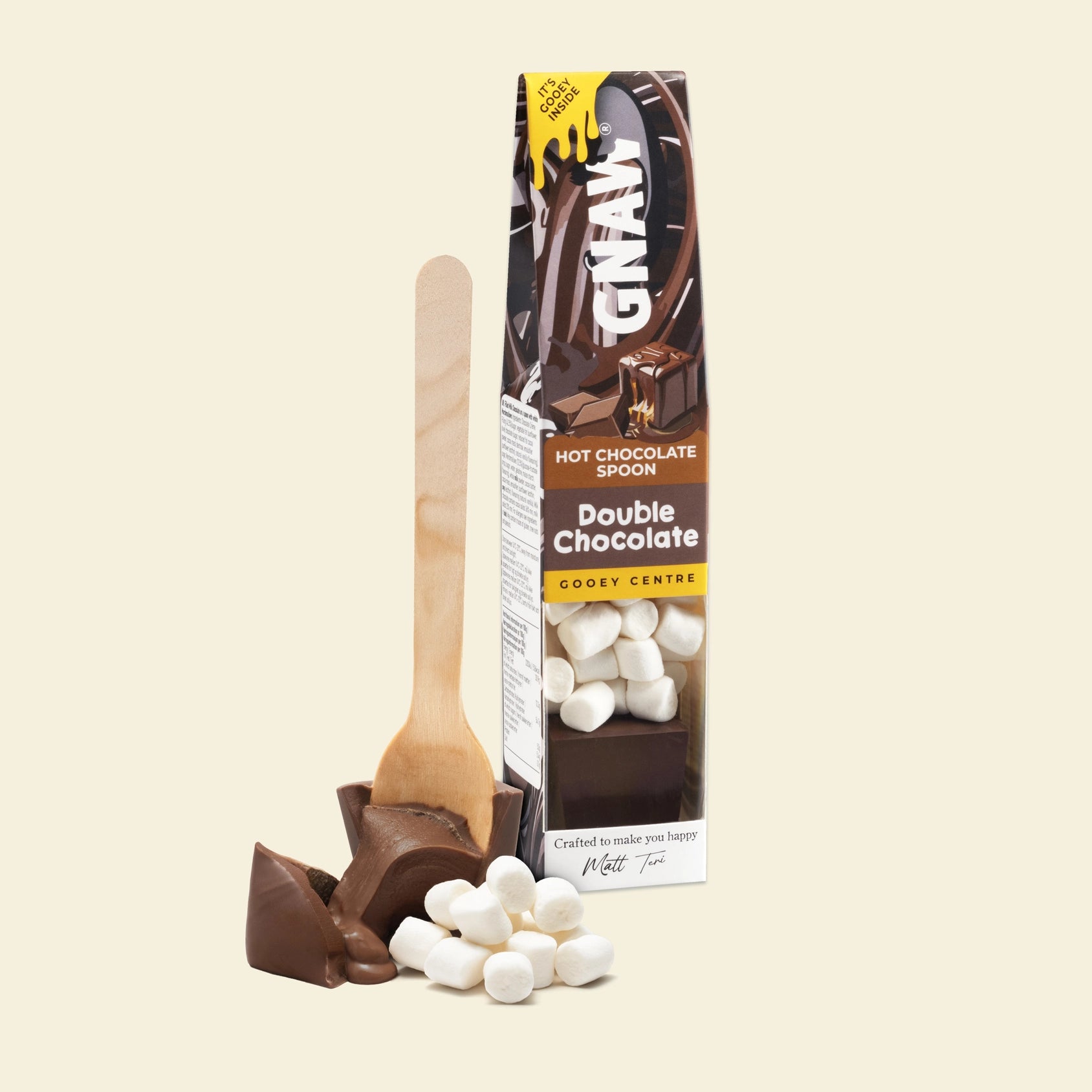 Soft Centre Hot Chocolate Spoon - Double Chocolate