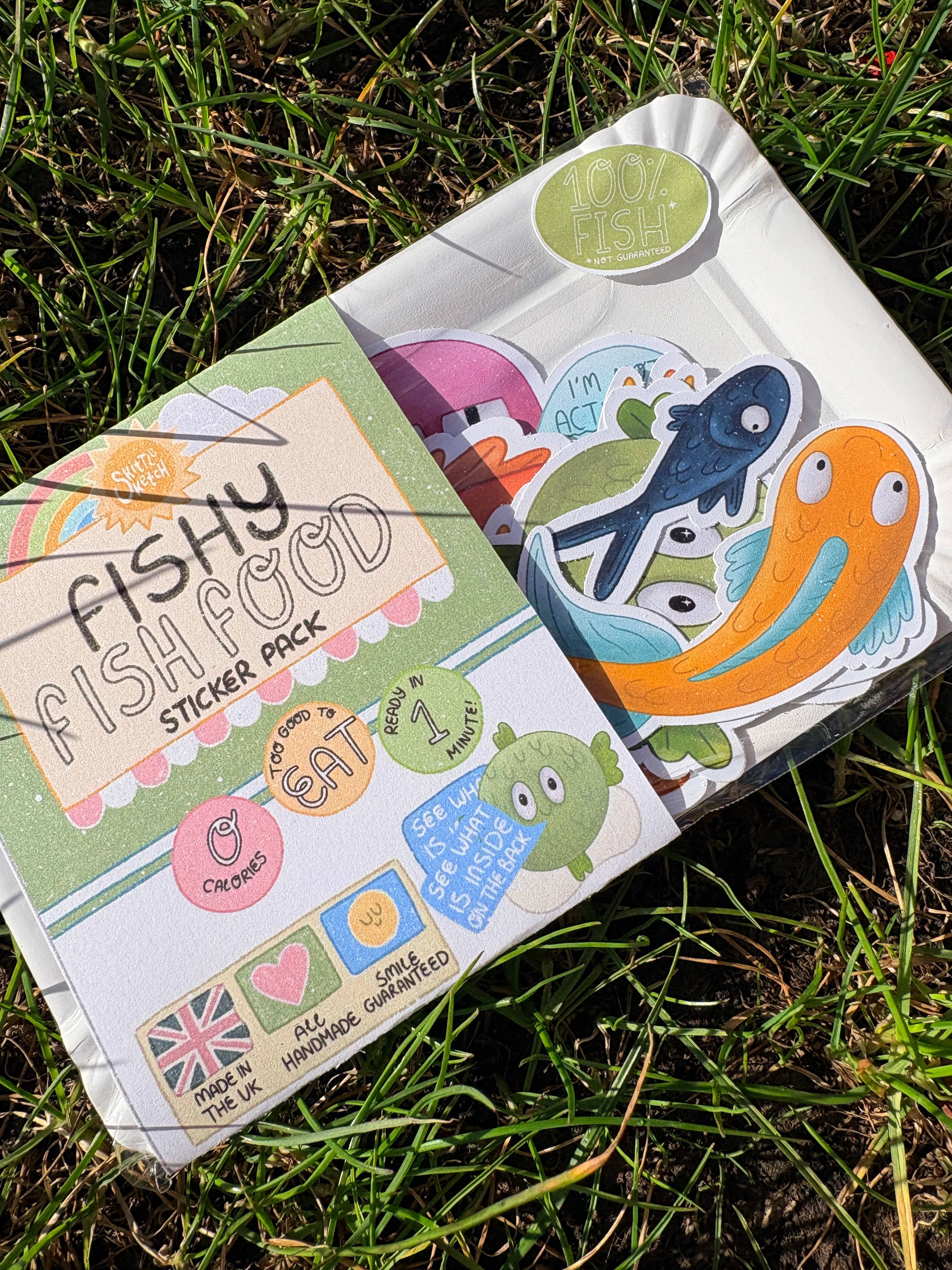 Fishy Fish Food Sticker Pack