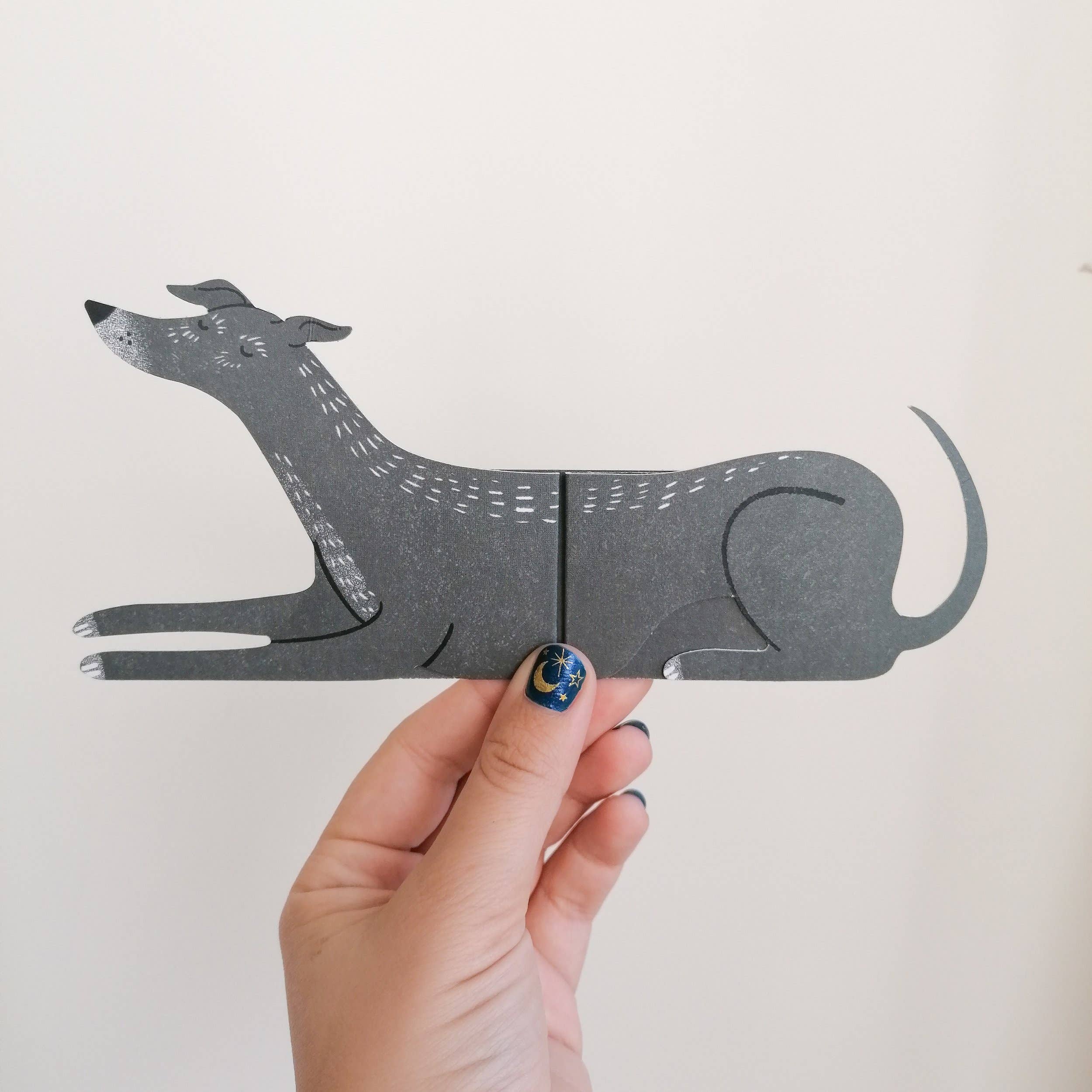Paddy Long Doggo Shaped Extendable Card