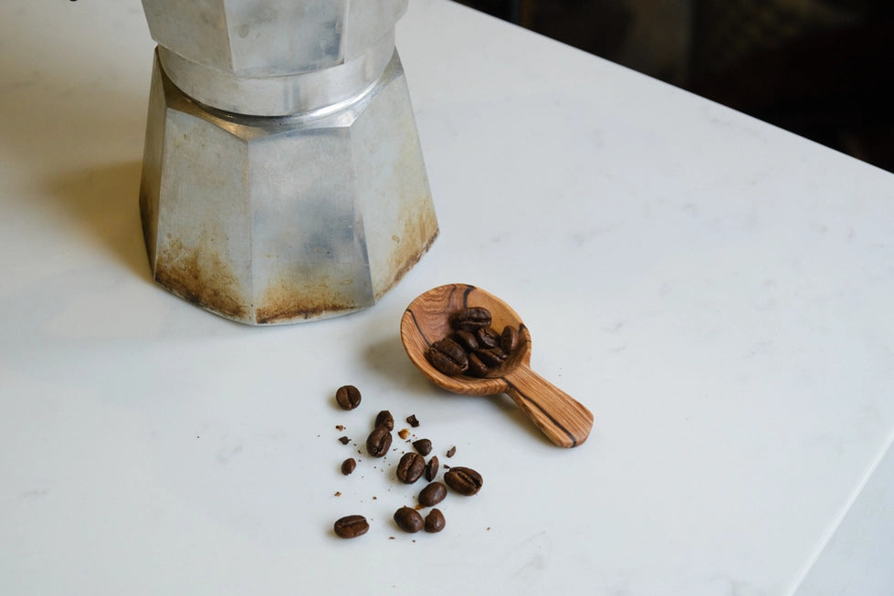 Small Olive Wood Scoop Spoon