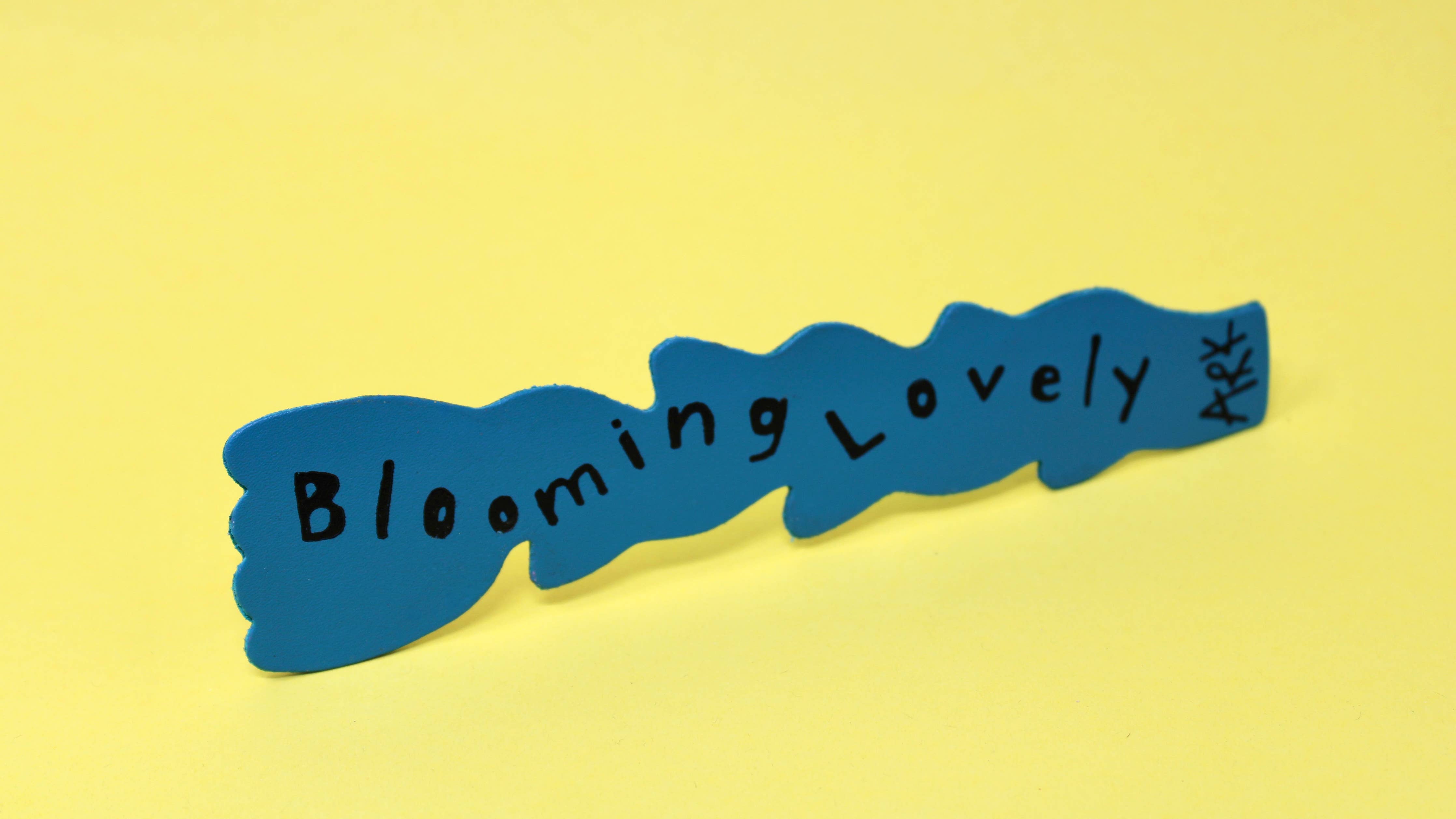 Tulip Blooming Lovely Bookmark - Yellow