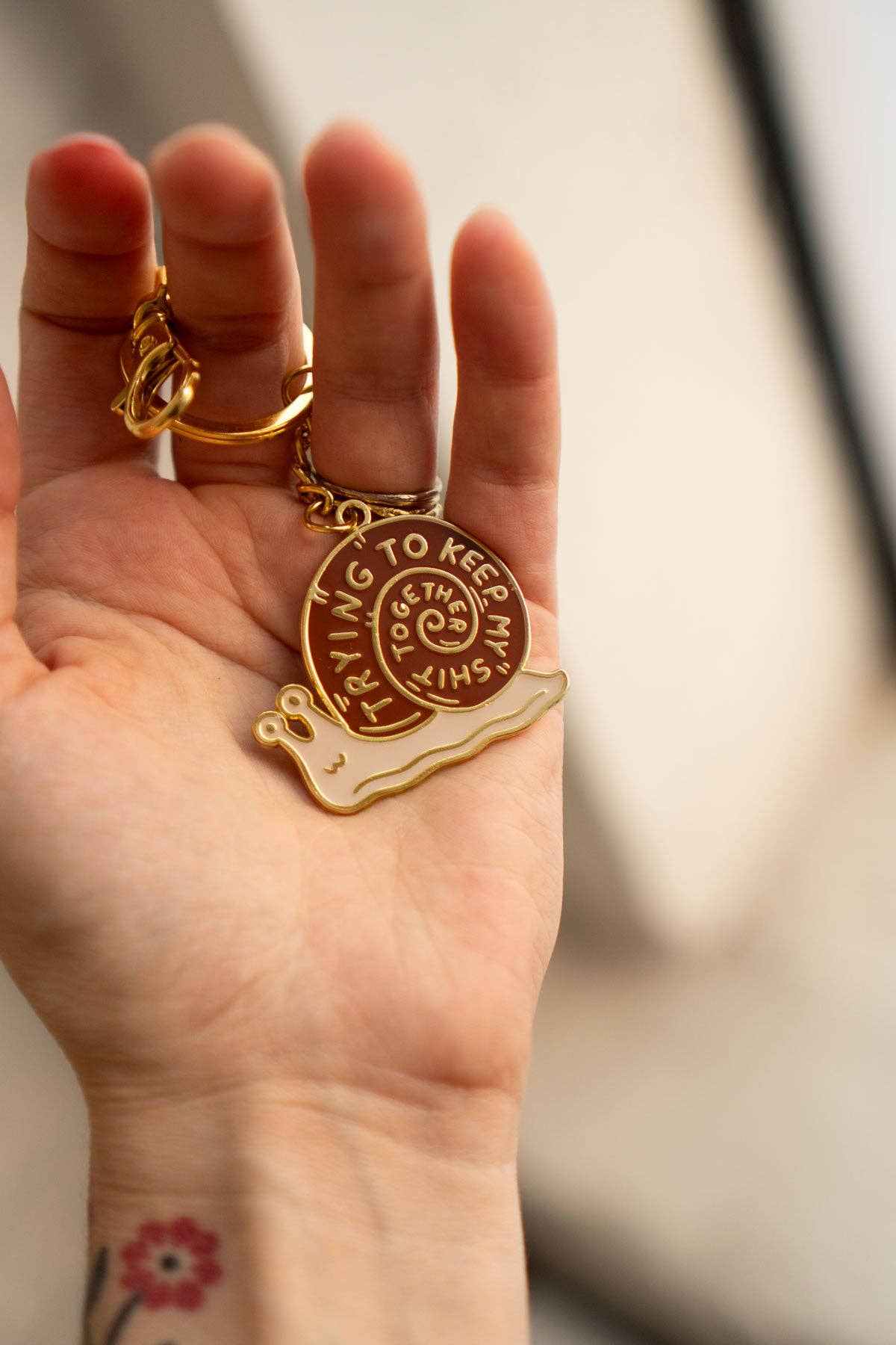 Trying Keychain Enamel Keychain