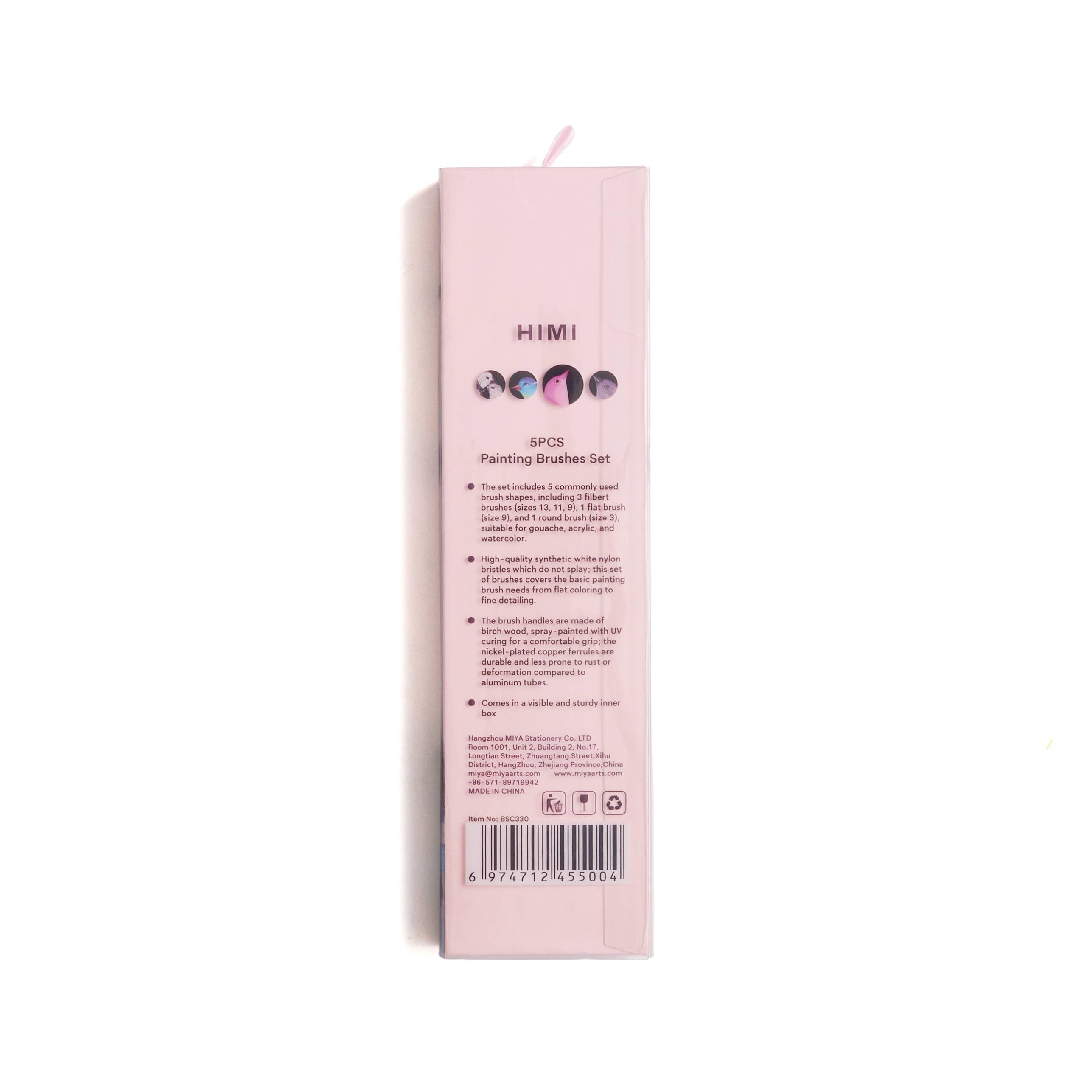Set of 5 Paint Brushes