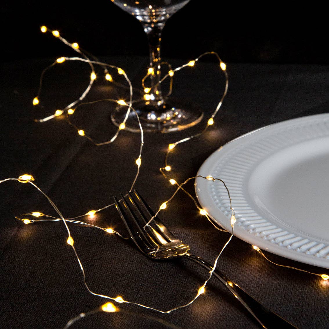 Gold LED String Lights