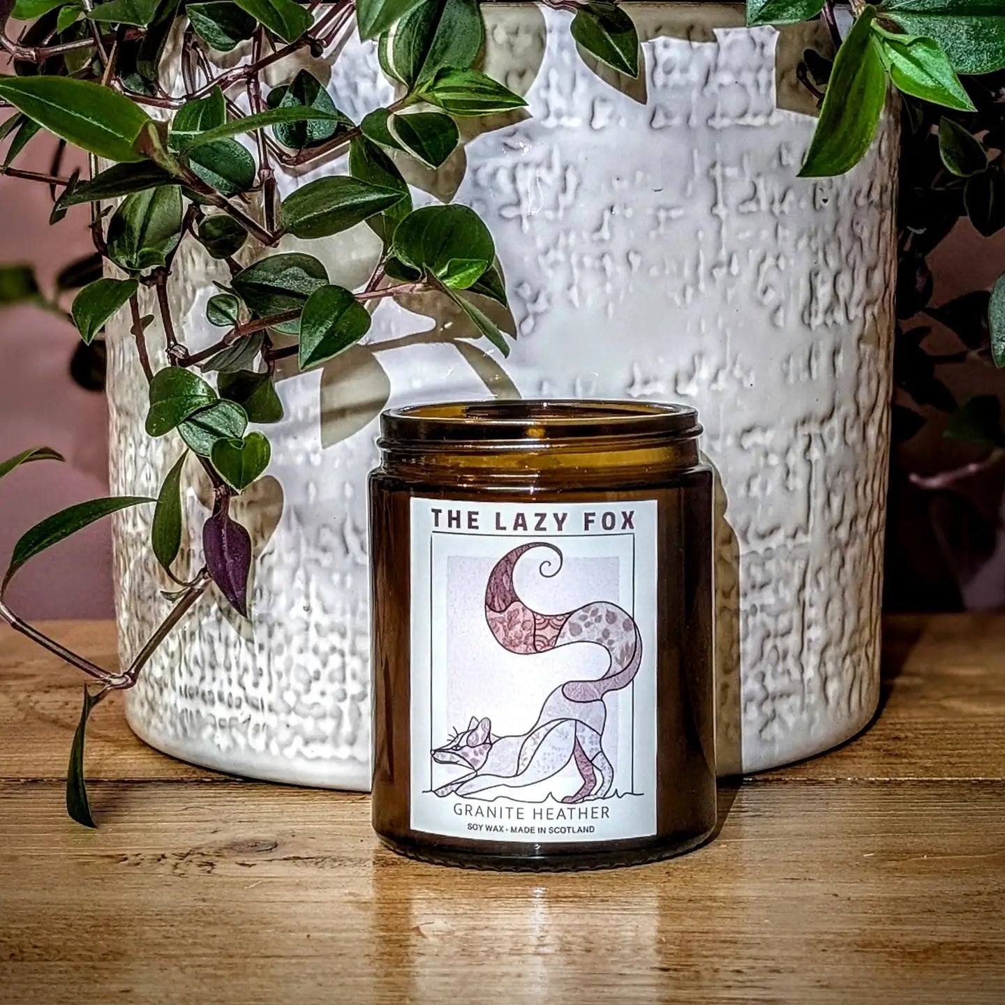 Granite Heather Scented Jar Candle