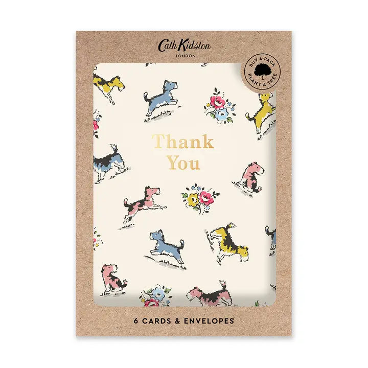 Scottie Dog Thank You Card Pack